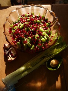 Pomegranate Avacado Salad